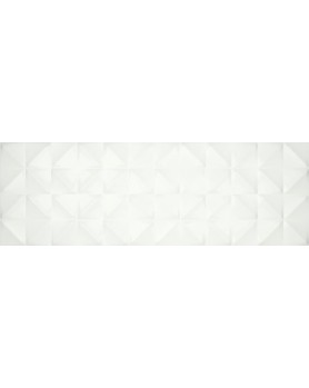 Faïence décor APE Silk Toll blanc 40x120 rectifié