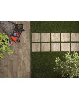 Carrelage extérieur 2cm Novoceram Tablon clair 30x120 rectifié