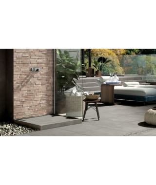 Carrelage extérieur 2cm Mirage Glocal gris clair 90x90 rectifié