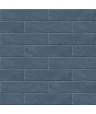 Carrelage mural ABK Crossroad Brick Bleu foncé 7.5x30