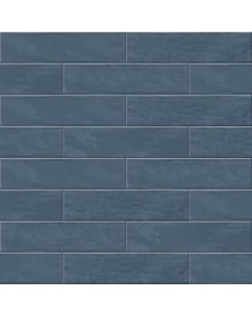 Carrelage mural ABK Crossroad Brick Bleu foncé 7.5x30