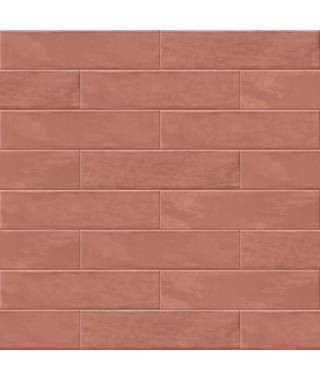 Carrelage mural ABK Crossroad Brick rouge 7.5x30