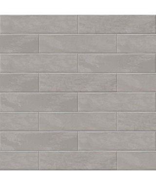 Carrelage mural ABK Crossroad Brick gris 7.5x30