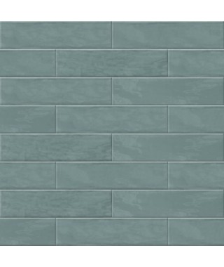 Carrelage mural ABK Crossroad Brick vert foncé 7.5x30