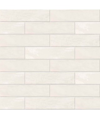 Carrelage mural ABK Crossroad Brick blanc 7.5x30