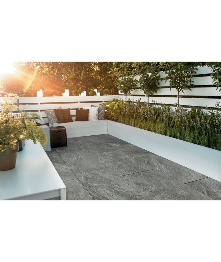 Carrelage extérieur 2cm Mirage Na.me marron clair 45x90 recitifé