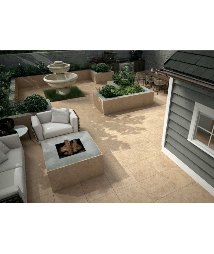 Carrelage extérieur 2cm Mirage Na.me marron clair 60x60 rectifié