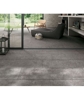 Carrelage extérieur 2cm Mirage Na.me noir 120x120 recitifé