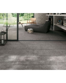 Carrelage extérieur 2cm Mirage Na.me noir 120x120 recitifé