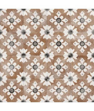 Carrelage decor ABK Play Classic marron 20x20