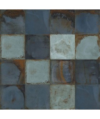 Carrelage decor ABK Play Oxide bleu 20x20