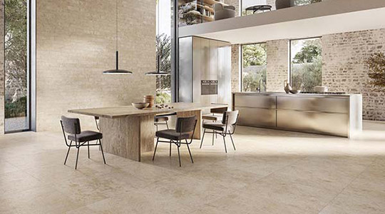 Carrelage effet bois cuisine
